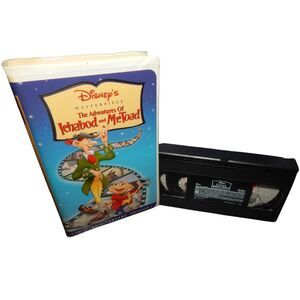 DISNEY'S THE ADVENTURES OF ICHABOD AND MR. TOAD animated vintage VHS